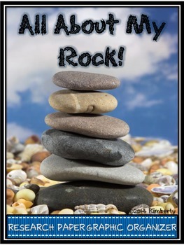Preview of “All About My Rock” Graphic Organizer/Research Paper