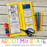 All About My State Lapbook for any State - State Study & Research