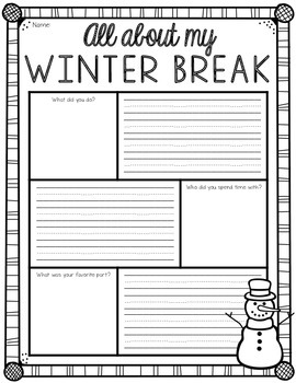 essay about your winter break