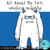 All About My Yeti Writing Activity