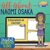All About Naomi Osaka Digital Biography Slides | Google Cl