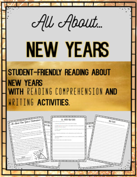 All About New Year's Celebrations - Reading & Comprehension Questions