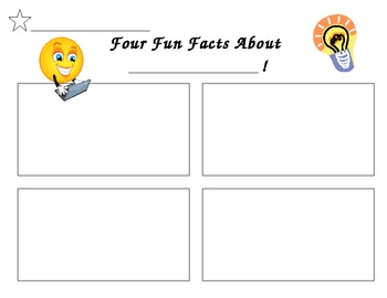 Preview of "All About" Nonfiction Writing Template