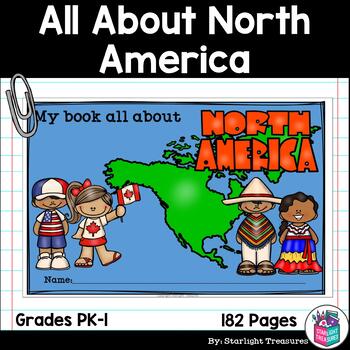 Preview of All About North America Complete Unit with Activities for Early Readers