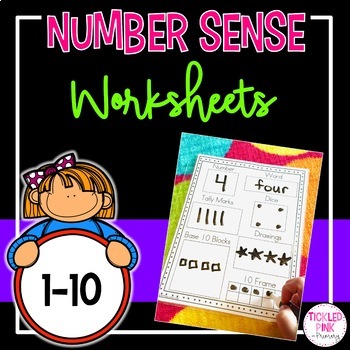 Preview of Number Sense Worksheets (1-10)