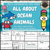 All About Ocean Animals Writing Bundle Ocean Animal Unit P