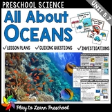 All About Oceans - Preschool PreK Science Centers