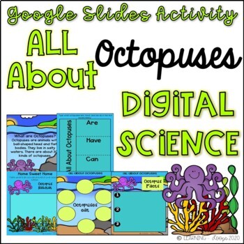 Preview of All About Octopuses Google Classroom for Distance Learning