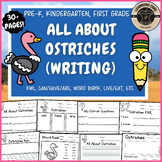 All About Ostriches Writing Nonfiction Ostriches Unit PreK