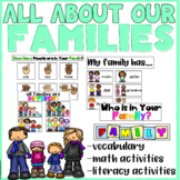 All About Our Families Activities & Visuals for 3K, Pre-K,