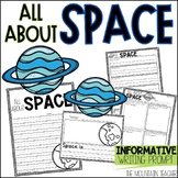 All About Outer Space Writing Paper and Neptune Space Craf