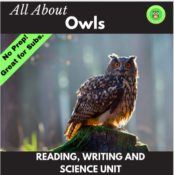 Preview of All About Owls - Non-Fiction Literacy Unit