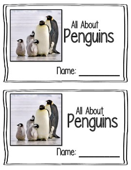 Preview of All About Penguins Emergent Reader