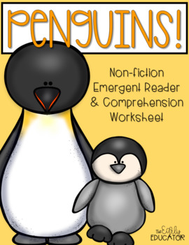 Preview of All About Penguins: Emergent Reader & Comprehension Check