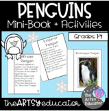 All About Penguins Mini Book & Activities -- [1st, 2nd, 3rd, 4th Grades]