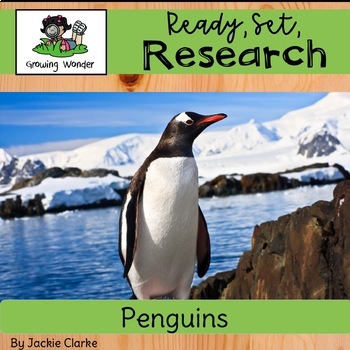 Preview of All About Penguins (Nonfiction Informational Writing Animal Research Project)