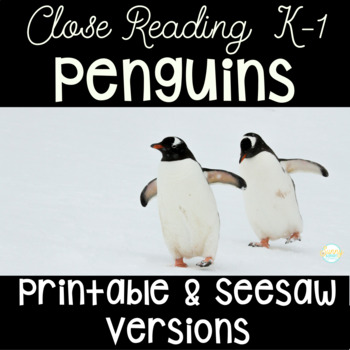 Preview of All About Penguins Nonfiction Unit 
