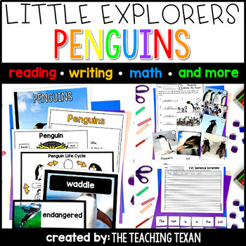 Preview of All About Penguins, Penguin Life Cycle | Non-Fiction Literacy, Math, Science