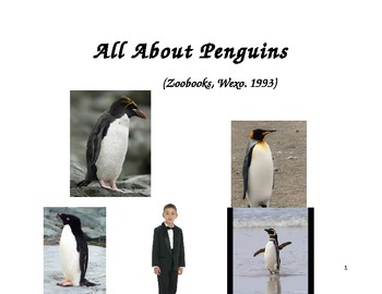 Preview of All About Penguins Reader