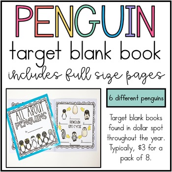 Preview of All About Penguins for Target Blank Book