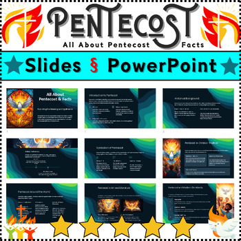 Preview of All About Pentecost & Facts: 15 Slides PowerPoint Bible Lesson Catholic
