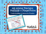 All About Percent Interactive Foldable and PowerPoint Pres