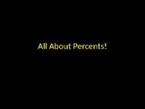All About Percents! PowerPoint Review Game Activity