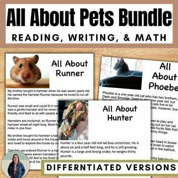 Preview of Animals Nonfiction Reading Comprehension Passages & Activities Mega Bundle
