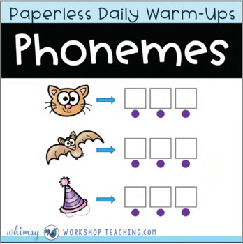 Preview of All About Phonemes - Unit 3 : Paperless Daily Lessons