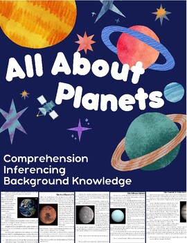 Preview of All About Planets - 9 Nonfiction Articles with Short Answer Questions