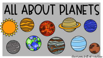 Preview of All About Planets for Google Classroom|Distance Learning