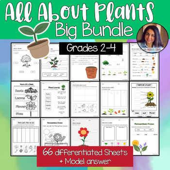 Preview of Plants Parts and Needs {Editable} {Worksheets} {BUNDLE!} - FLASH SALE !!!