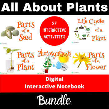 Preview of All About Plants Bundle | Distance Learning | Google Apps