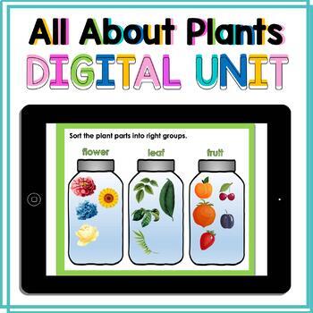 Preview of All About Plants Interactive Drag and Drop Unit