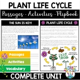 Life Cycle of a Plant Activities Worksheets Comprehension 