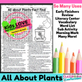 All About Plants : Plants Word Search (non-fiction text, r