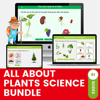 Preview of All About Plants Science BUNDLE (for preschool, pre-k, and kinder)