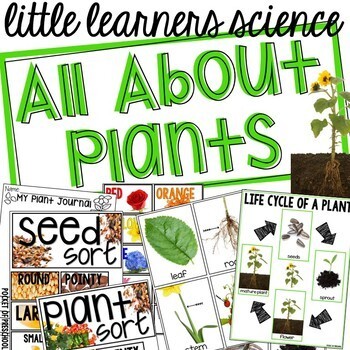 Preview of All About Plants - Science for Little Learners (preschool, pre-k, & kinder)