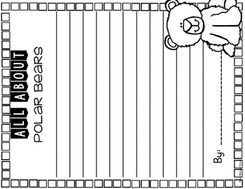 All About Polar Bears! (Interactive Anchor Chart, Writing and Craft)