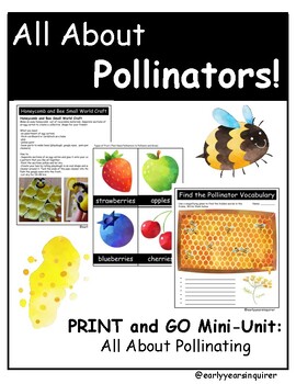 Preview of All About Pollinators - A Play-Based Mini-Unit