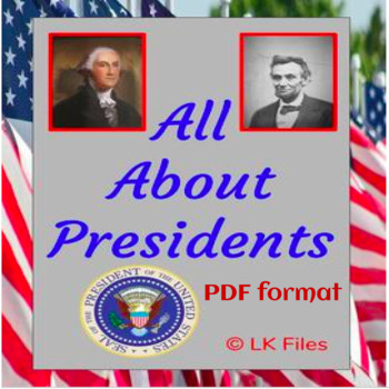 Preview of All About Presidents - A Presidents' Day Activity and Report