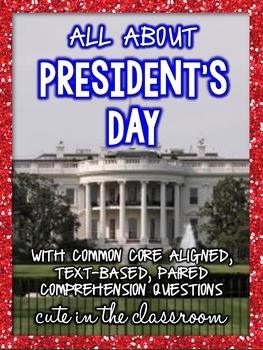 Preview of All About President's Day - Nonfiction Reading Comprehension