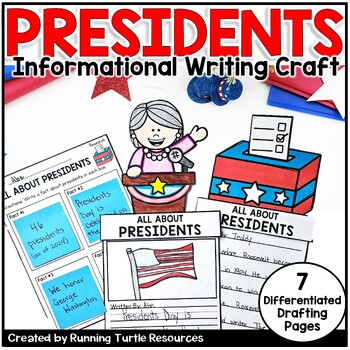 Preview of All About Presidents' Day Writing Craft, Presidents Day Writing Prompt