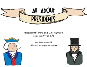 Preview of All About Presidents Unit