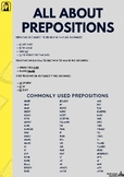 Trigger Activity: All About Prepositions!
