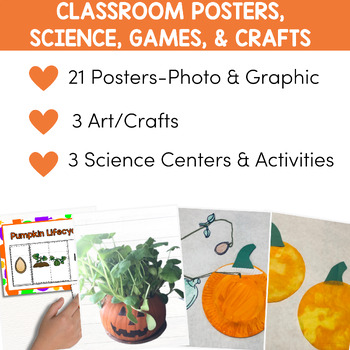 All About Pumpkins: 5-day Lesson Plan for Preschool, PreK, K & Homeschool