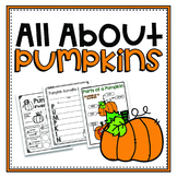 All About Pumpkins Kindergarten-1st Grade - Distance Learn