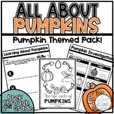All About Pumpkins | Pumpkin Life Cycle | Math, Literacy, 