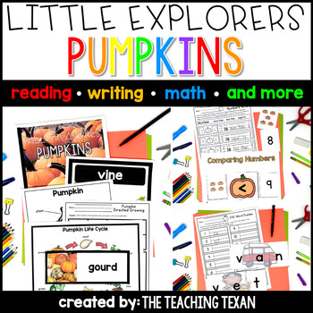 Preview of All About Pumpkins, Pumpkin Life Cycle | Non-Fiction -Literacy, Math, Science