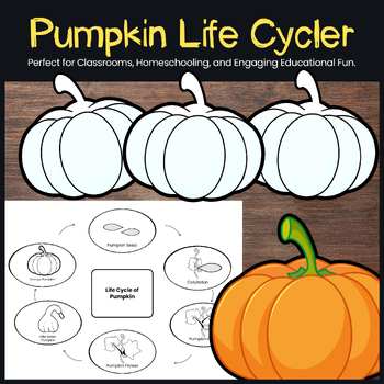 Preview of All About Pumpkins: Pumpkin Life Cycle Printable Craft Classroom Project